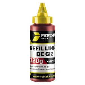 Refil Linha De Giz 120g Vermelho - Fertak