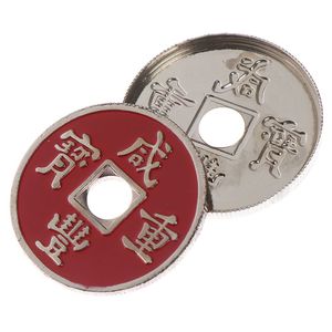 Moeda Chinesa Com Casquilha Vermelho