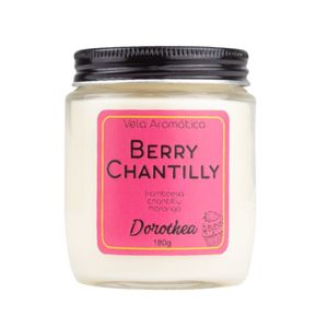 Vela Aromática Dorothea Berry Chantilly 180g