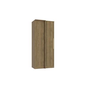 Guarda-roupa De Canto Reto 1 Porta Kappesberg Adapt Nogueira