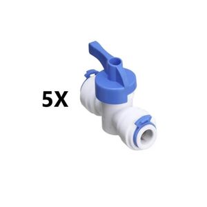 5 Valvula Registro Engate Rápido Branca Filtro Purificador 1-4, 8, 3-8 Ibbl Latina Consul Electrolux Soft Everest Tipo De Mangueira 5-16 (8,00 Mm)