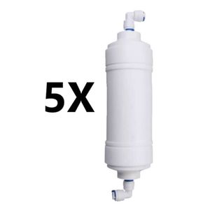 Kit 5 Refil Carvão Hk1000 Hoken Lider Dl50 Acqua Star