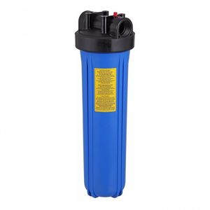 Carcaça Filtro Big Blue Bbi 20 X 4,5 Compatível Com Diversos Modelos De Elementos Filtrantes Cor Azul Rosca 1"