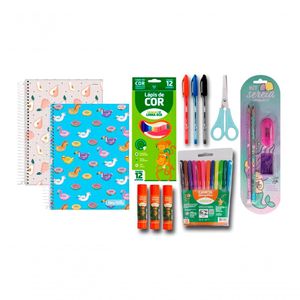 Kit Escolar Com 26 Itens Essenciais