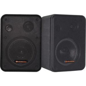 Caixa Acústica Ambience Line 4" Msb60Nc Preta Hayonik - Par - 2