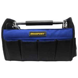 Bolsa Para Ferramentas 14 Bolsos Azul-Preto Brasfort