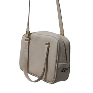 Bolsa Couro Pequena Briefcase Zup Cor Marfim