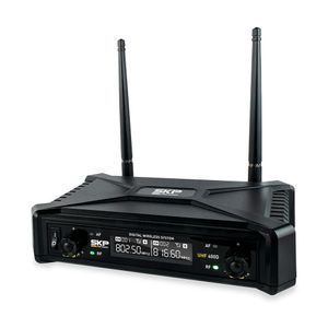 Microfone Sem Fio Com Transmissão Digital Skp Uhf 400 D - Sauhf400d