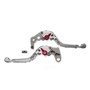 Manete Moto X Super Bike Par C- Regulagens 3-4Dedos Prata Su