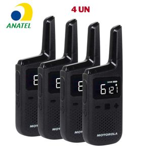 Kit 4x Rádio Comunicador Motorola T38br 32km Pt Talkabout