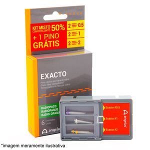 Fibra De Vidro Exacto Kit Misto Com 6 - Angelus