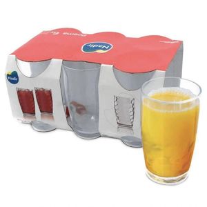 Jogo De 6 Copos Long Drink Suco Agua Poema 300 Ml - Nadir