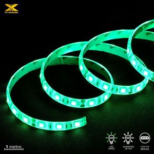 Fita De Led Vx Gaming Verde Com Conexão Molex 60 Pontos De L