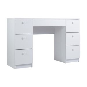 Penteadeira Ditália 7 Gavetas Pe-100 Branco