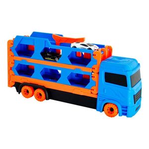 Caminhão Cegonha Com Carrinhos - Transport - Dm Toys