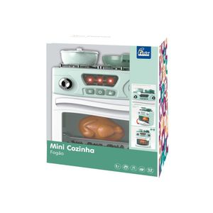 Fogãozinho Infantil Com Acessórios - Mini Cozinha - Fenix Brinquedos