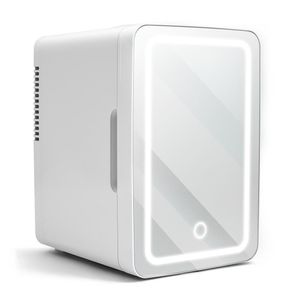 Mini Geladeira Espelhada Com Led 6 Litros Branca 12v/110v/220v Multilaser - Tv017 Branco
