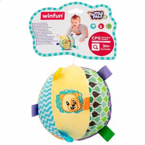 Chocalho Para Bebê - Little Pals - Bola Macia - Leão - Winfun