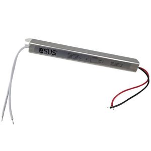 Fonte Slim Drive Bivolt 24w 12v 2a Perfil Fita Led Lustre Luminaria Ip20 Resistente