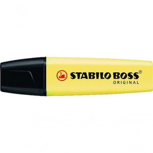 Marca Texto Stabilo Boss Pastel Amarelo - 70-144pp