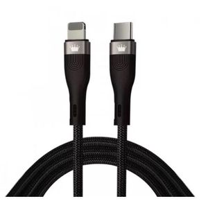 Cabo De Dados Type C X Lightning Pd 20w - Cabo Trançado Reforçado Turbo