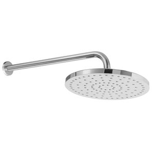Chuveiro Com Tubo De Parede Redondo 250 Mm Rainsense Roca Cromado