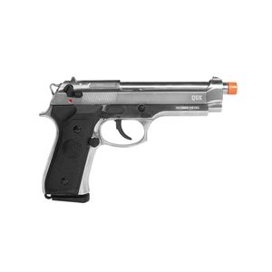 Pistola De Airsoft á Gás Gbb Qgk 92 A2 Silver - Qgk