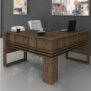 Mesa Para Escritório Angular Nogal