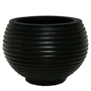 Vaso Bromélia 42 X 48 Cm Cor 04 - Preto Sólido