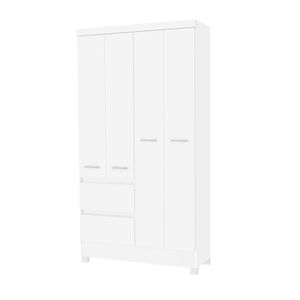 Roupeiro Alpinia Madeira 4pt 2gv Branco