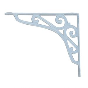 Cantoneira Branca Suporte De Parede Mão Francesa 30X25Cm