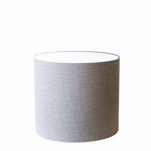 Cúpula Abajur Cilíndrica Cp-8014 Ø35x21cm Rústico Cinza