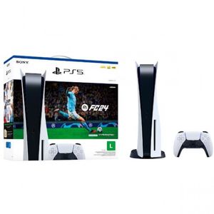 Console Playstation 5 + Jogo Blu-ray Ea Sports Fc 24 Branco