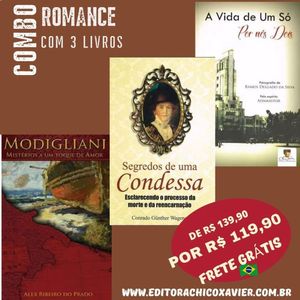 Combo Romance Com 3 Livros