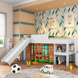 Conjunto Cama 90 E Bau Playground Meu Fofinho