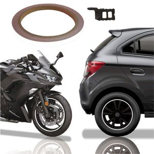 Friso De Roda Adesivo Não Refletivo Carro E Moto Honda Yamaha Suzuki Branco Cor Branco