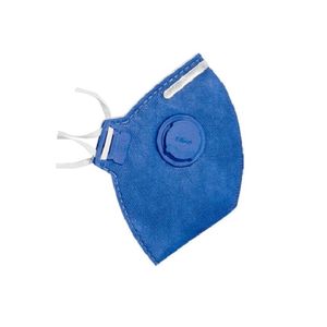 Máscara Descartável Azul Com Válvula Pff3