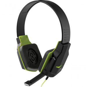 Fone De Ouvido Headset Gamer Verde Controle De Volume Ph146