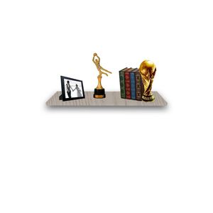 Prateleira Simples Madeirado 50X15 Cm Com Suporte Em Mdf