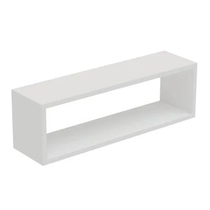 Nicho Retangular Decorativo 70X15X15 Branco Em Mdf