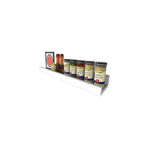 Prateleira Tempero Simples 75 Cm Branco Em Mdf