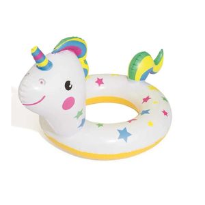 Boia Circular Animais Unicórnio Branco