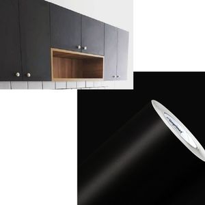 Contact Vinil Adesivo Lavavél Cozinha 3mx50cm Preto Fosco