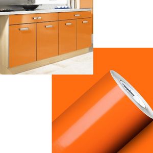 Envelopamento Adesivo Vinil 10mx50cm Laranja