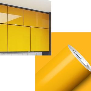 Adesivo Vinil Envelopamento 8mx50cm Amarelo Ouro