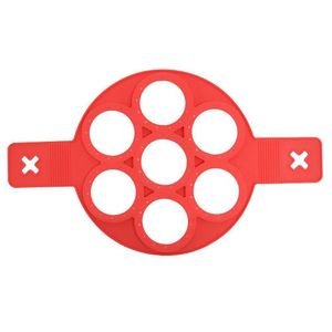 Forma De Silicone Para Panquecas E Ovos Mimo Style Vermelho