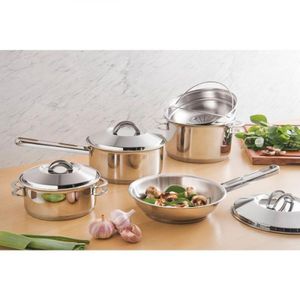 Caçarola Rasa Solar Inox Fundo Triplo 16cm 1,4 L