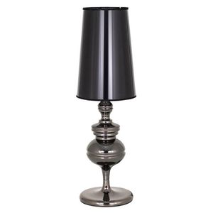 Luminária De Mesa Abajur Josephine Preto Preto