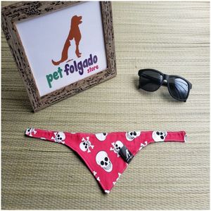 Bandana Pet Caveira Rosa G