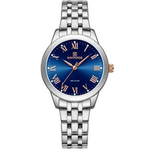 Relógio De Pulso Feminino Design Classico Simples Elegance Azul